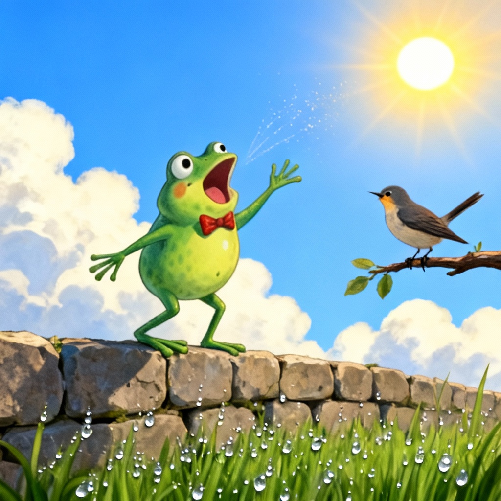 AI illustrated children's book character example